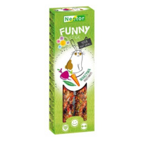 Nestor FUNNY PREMIUM PLUS STICK se zeleninou 2ks/115g pro hlodavce a králíky