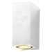 WALL LAMP ALUMINIUM bílé BODY 2xGU10 SOCKET