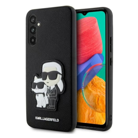 Kryt Karl Lagerfeld Samsung Galaxy A54 5G hardcase black Saffiano Karl & Choupette (KLHCA54SANKC