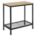 tectake 404273 odkládací stolek filton 60x30,5x60,5cm - Industriální dřevo tmavé, rustikální - I
