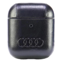 Pouzdro Audi Leather Big Logo AirPods cover black AU-AP-GT/D3-BK (AU-AP-GT/D3-BK)