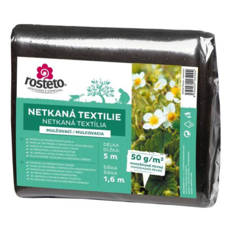 Netkaná textilie mulčovací Neotex ROSTETO 50g 1,6x5m černá