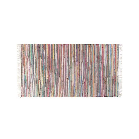 Krátkovlasý světlý barevný bavlněný koberec 80x150 cm DANCA, 55204 BELIANI