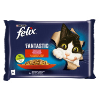 Felix Fantastic lahodný výběr v želé - s králíkem a jehněčím 4 x 85 g