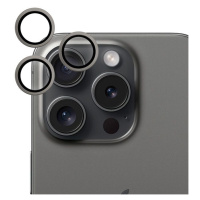 Ochranné sklo fotoaparátu Epico pro Apple iPhone 15 Pro/15 Pro Max, vesmírně černá