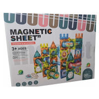 Stavebnice magnetické Magnetic Sheet Stavebnice Magnetické 98 ks