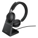 Jabra Evolve2 65 MS Stereo USB-A Stand Black