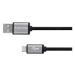 Kabel KRUGER & MATZ KM1236 USB/micro USB 1,8m Black