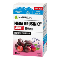 NatureVia Mega brusinky Akut cps.15