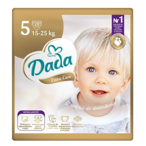 DADA Extra Care Plenky jednorázové 5 Junior (15-25 kg) 28 ks