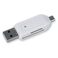 Čtečka paměťových karet Forever USB OTG pro MicroSD a SD