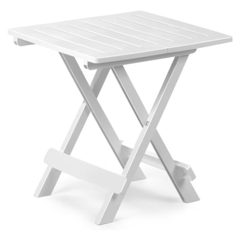 Deuba Odkládací stolek skládací bílý 45 x 43 cm 192152