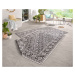 NORTHRUGS - Hanse Home koberce Kusový koberec Twin-Wendeteppiche 103113 schwarz creme – na ven i