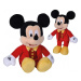 SIMBA DISNEY Plyšák Mickey Mouse v lesklém červeném kabátku 25 cm