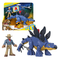 mamido Jurassic World sada Imaginext figurky Stegosaurus a Dr. Grant