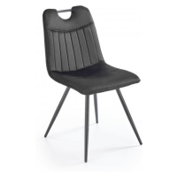 Jídelní židle REZA — kov, látka, více barev Černá