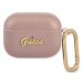 Guess GUAPSASMP AirPods Pro cover pink Saffiano Script Metal Collection (GUAPSASMP)