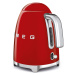 Rychlovarná konvice Smeg 50's style KLF03RDEU / 2400 W / 1,7 l / červená Varianta: ivi2