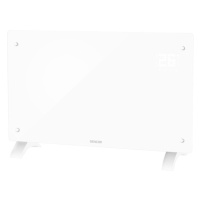 Chytrý skleněný WiFi přímotop SENCOR SCF 4240WH bílý 1000-2000W