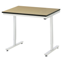 RAU Psací stůl s elektrickým přestavováním výšky, MDF deska, výška 720 - 1120 mm, š x h 1000 x 8