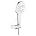 Grohe 26580LS0 - Sada sprchové hlavice 130 9,5 l/min, 3 proudy, držáku a hadice, měsíční bílá