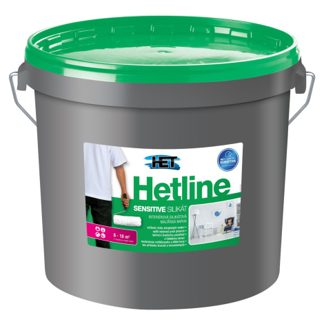 Malba interiérová HET Hetline Sensitive bílá, 12 kg