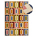 Ručně tkaný vlněný koberec 80x150 cm Retro Blocks – Flair Rugs