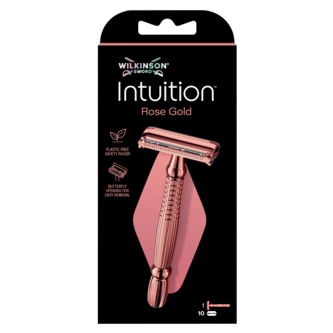 Wilkinson Intuition Rose Gold holicí strojek + čepele 10 ks