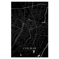 Mapa Colmar black, (26.7 x 40 cm)