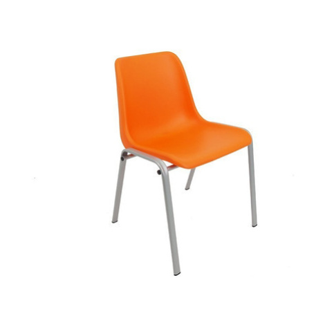 Konferenční židle Maxi hliník Oranžová Mazur