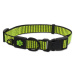 Obojek Active Dog Strong M limetka 2x34-49cm