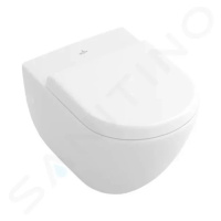 VILLEROY & BOCH Subway Závěsné WC, ploché splachování, alpská bílá 66031001