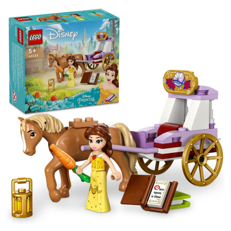 Lego® disney 43233 bella a pohádkový kočár s koníkem