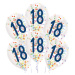 Balónky průhledné s konfetami 27,5 cm 6 ks