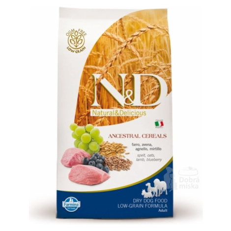 N&D LG DOG Puppy M/L Lamb & Blueberry 2,5kg