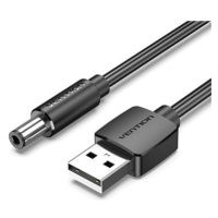 Vention USB to DC 5.5mm Power Cord 1.5M Black Tuning Fork Type