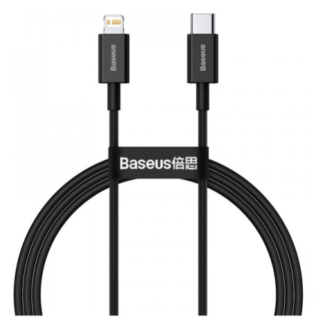 Datový kabel Baseus Superior Series Fast Charging Data Cable Type-C to iP PD 20W, 1m, černá