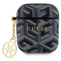 Guess PU G Cube Charm Pouzdro AirPods 1/2 černé