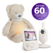 Philips AVENT Chůvička dětská video SCD891/26+NATTOU Uspáváček 4v1 Sleepy Bear Beige 0m+