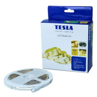 Tesla LED pásek, 60LED/ m, délka 3 m + 1,5 m, 8 mm, 3000 K, SMD2835, IP20