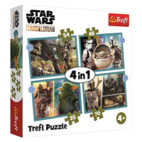 Trefl Puzzle Star Wars: Mandalorian 4v1 (35,48,54,70 dílků)