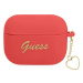 Guess GUAPLSCHSR AirPods 3 cover red Silicone Charm Heart Collection (GUAPLSCHSR)