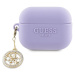 Pouzdro Guess GUAP23DSLGHDU AirPods Pro 2 cover purple 3D Rubber 4G Diamond Charm (GUAP23DSLGHDU