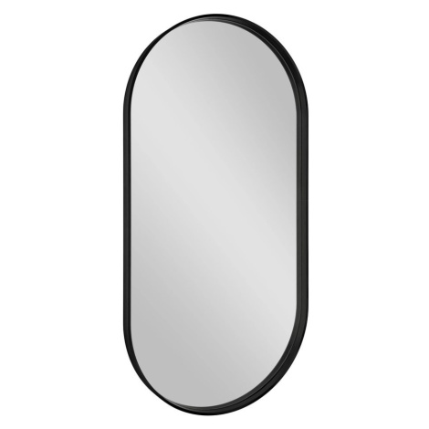 SAPHO AVONA oválné zrcadlo v rámu 50x100cm, černá mat AV500