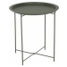 Tempo Kondela Příruční stolek s odnímatelným tácem RENDER - šedozelený + kupón KONDELA10 na okam