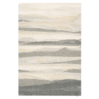 Béžovo-šedý vlněný koberec 160x240 cm Elidu – Agnella