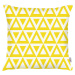 Žlutý povlak na polštář Mike & Co. NEW YORK Triangle, 43 x 43 cm