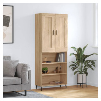 vidaXL Skříň highboard dub sonoma 69,5 x 34 x 180 cm kompozitní dřevo