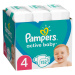 PAMPERS Active Baby pleny 4 (152 ks) 9-14 kg