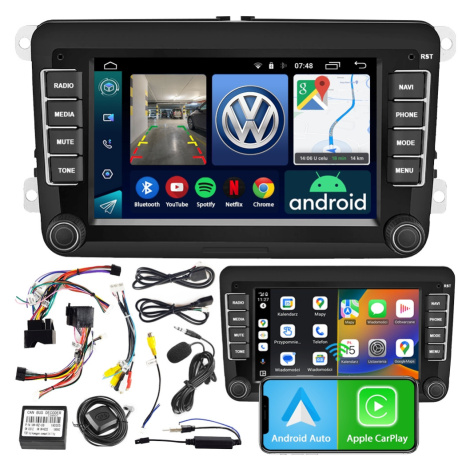 Rádio Navigace Ncs RS-404 Android Vw Caddy 2004 2020 Bluetooth 2DIN